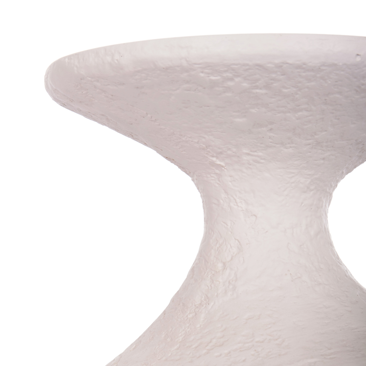 SIDE TABLE REBON HM18156.02S FIBER CEMENT IN WHITE--Φ27.5x50Hcm [6]