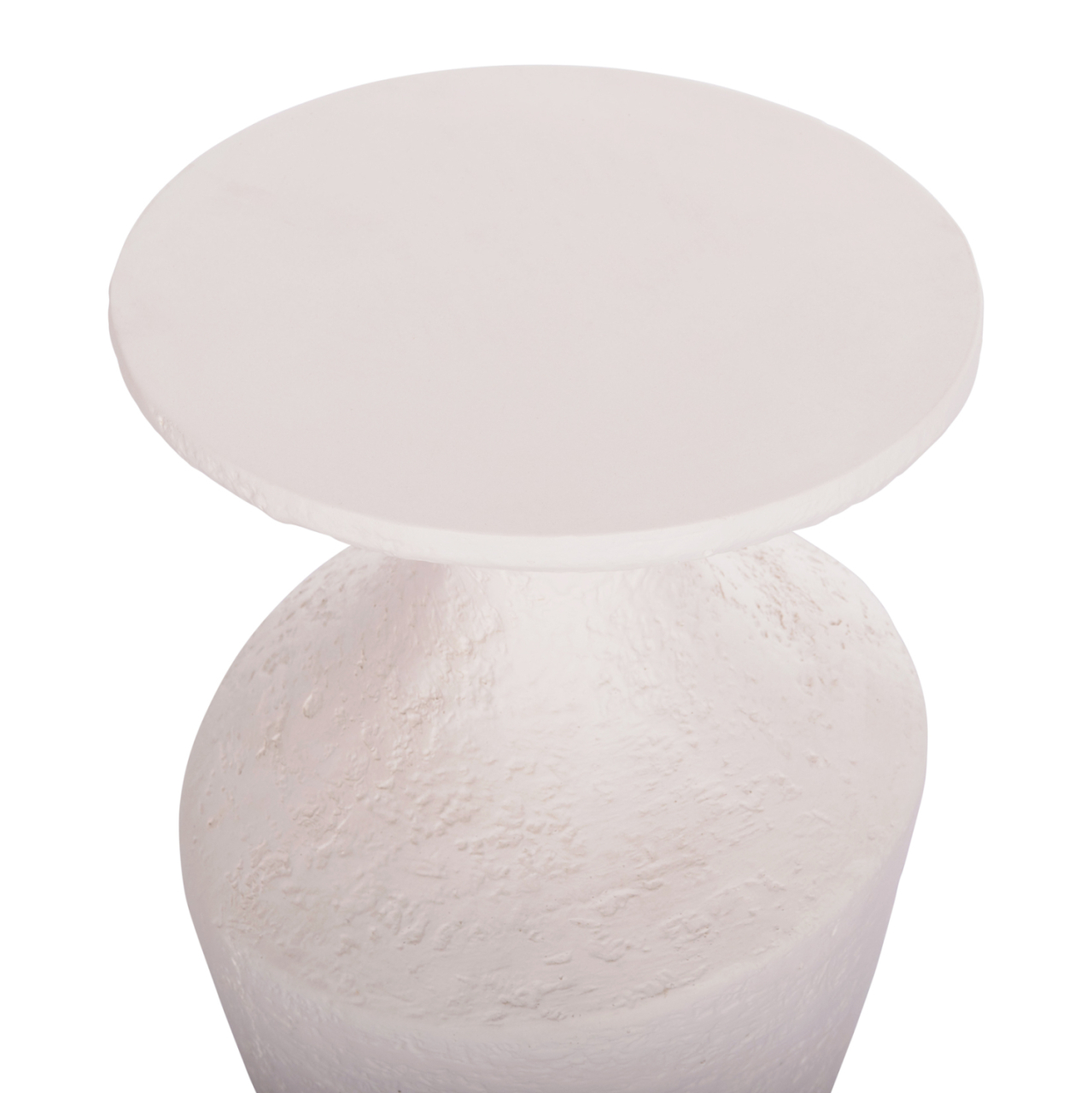SIDE TABLE REBON HM18156.02S FIBER CEMENT IN WHITE--Φ27.5x50Hcm [5]