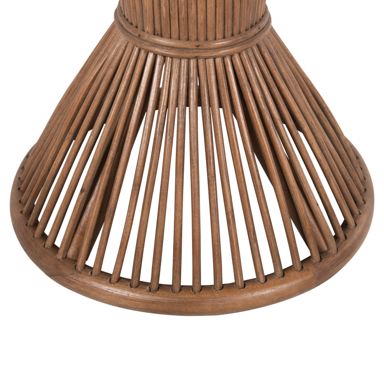 SIDE TABLE ROUND CIRCE HM9869 NATURAL RATTAN IN BROWN COLOR Φ40x45,5Hcm. [7]