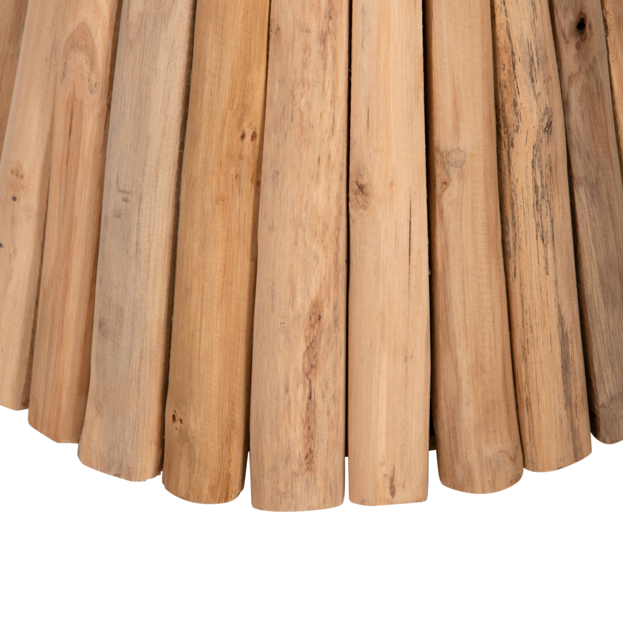 SIDE TABLE ROUND COOTER HM9792 TEAK BRANCHES IN NATURAL Φ37x50Hcm. [6]