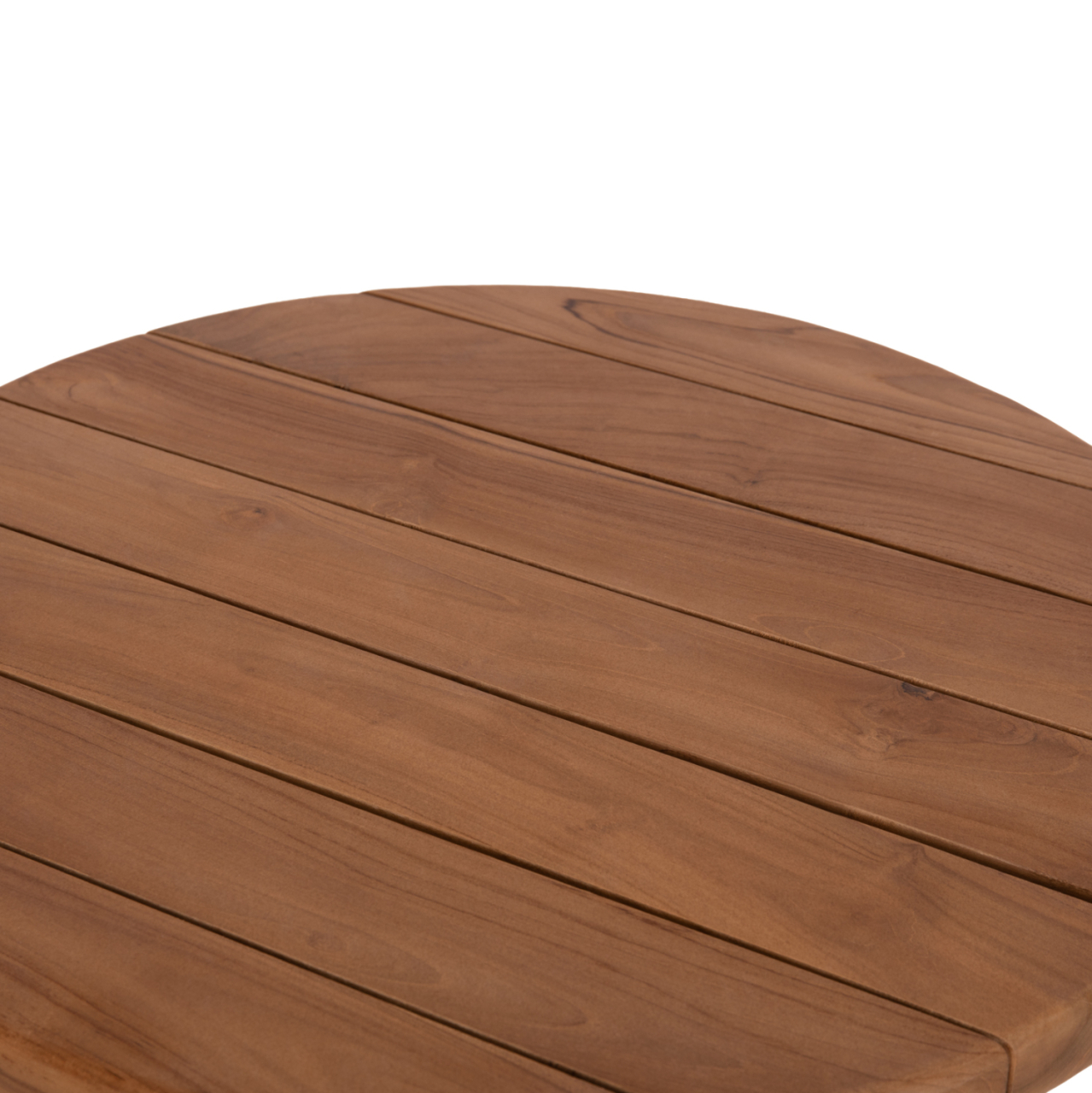 SIDE TABLE ROUND KOLIN HM6650 TEAK WOOD IN NATURAL COLOR Φ65x65Hcm. [6]