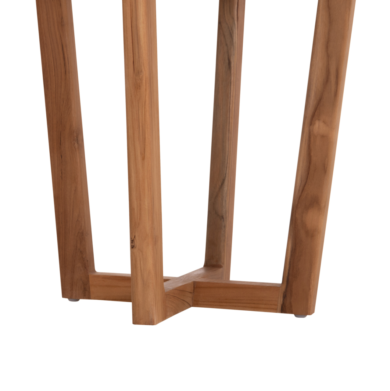 SIDE TABLE ROUND KOLIN HM6650 TEAK WOOD IN NATURAL COLOR Φ65x65Hcm. [7]