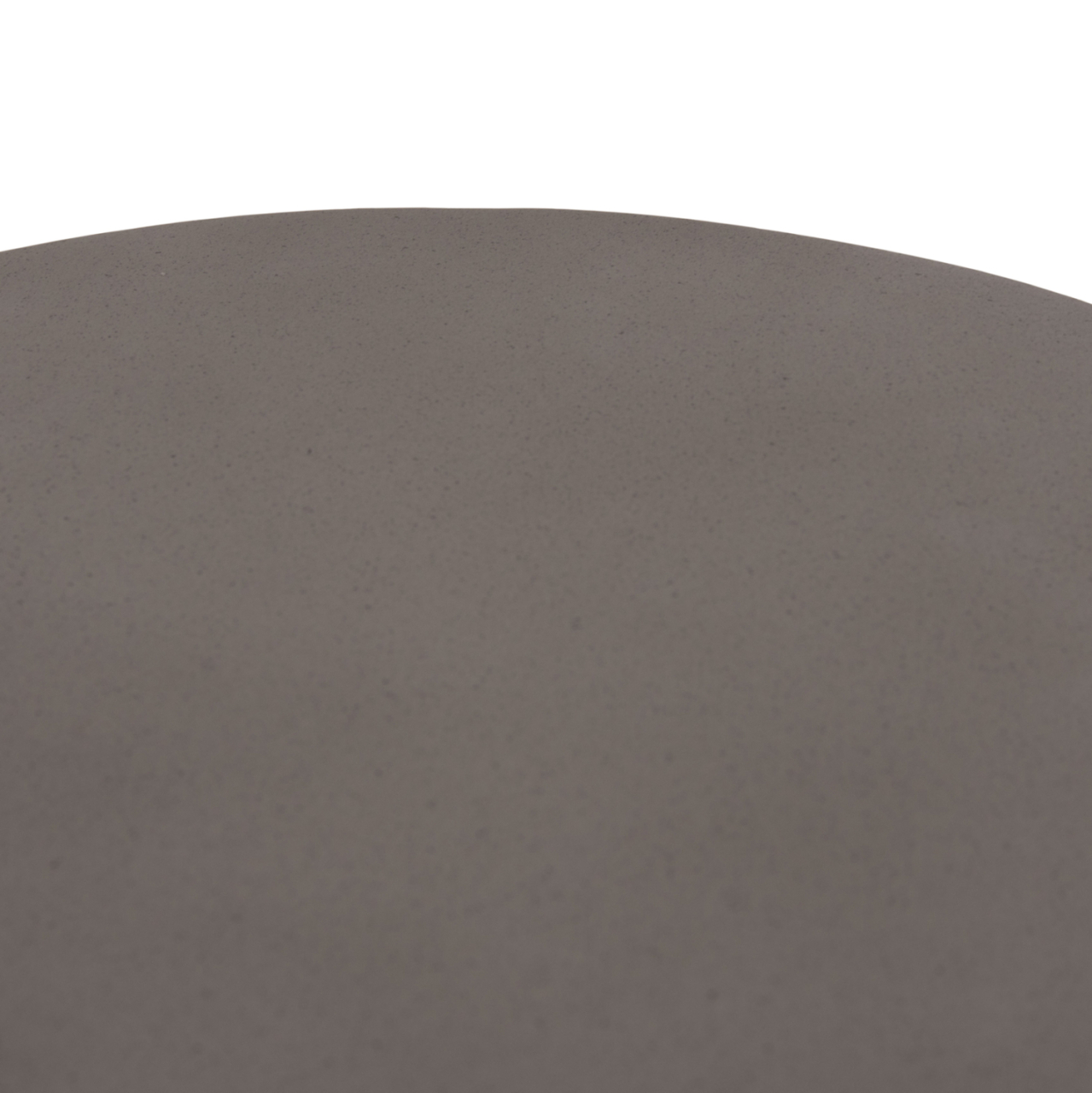 SIDE TABLE ROUND PERRAL HM18164.03S FIBER CEMENT IN GREY--NATURAL RATTAN--Φ42x36Hcm. [10]