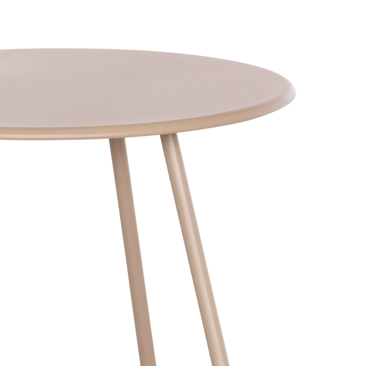 SIDE TABLE ROUND SAMMON HM6271.03 METAL IN CAPPUCCINO COLOR Φ45x50Hcm. [6]