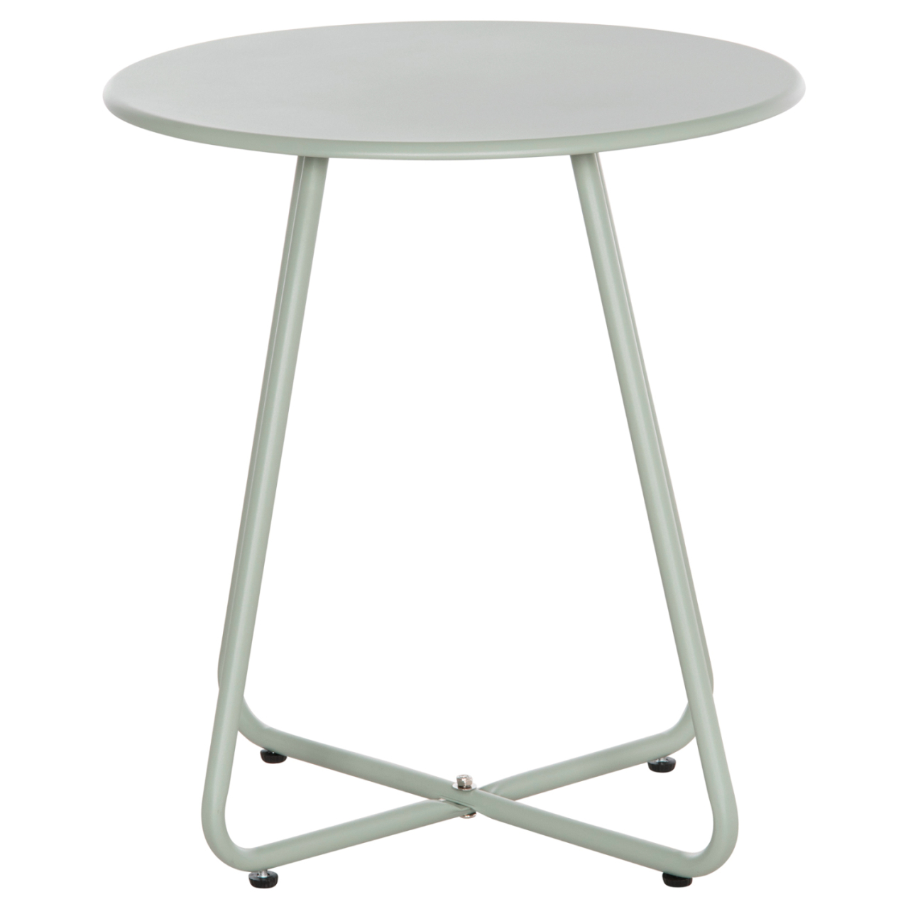 SIDE TABLE ROUND SAMMON HM6271.06 METAL IN PISTACHIO GREEN COLOR Φ45x50Hcm. [4]