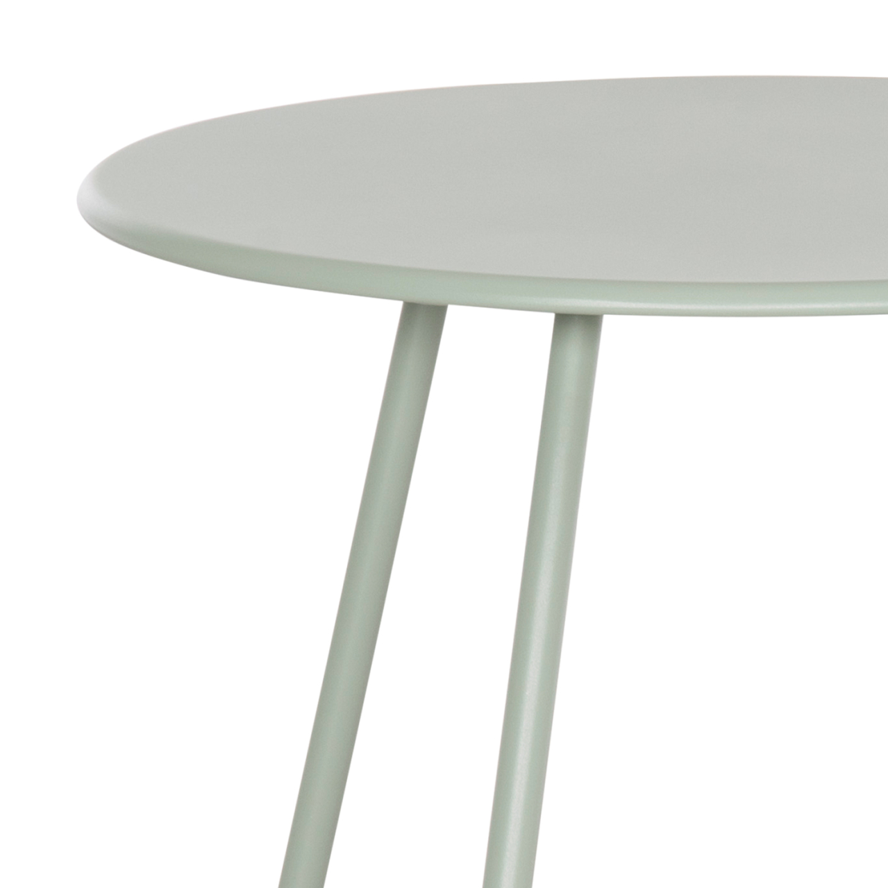 SIDE TABLE ROUND SAMMON HM6271.06 METAL IN PISTACHIO GREEN COLOR Φ45x50Hcm. [6]