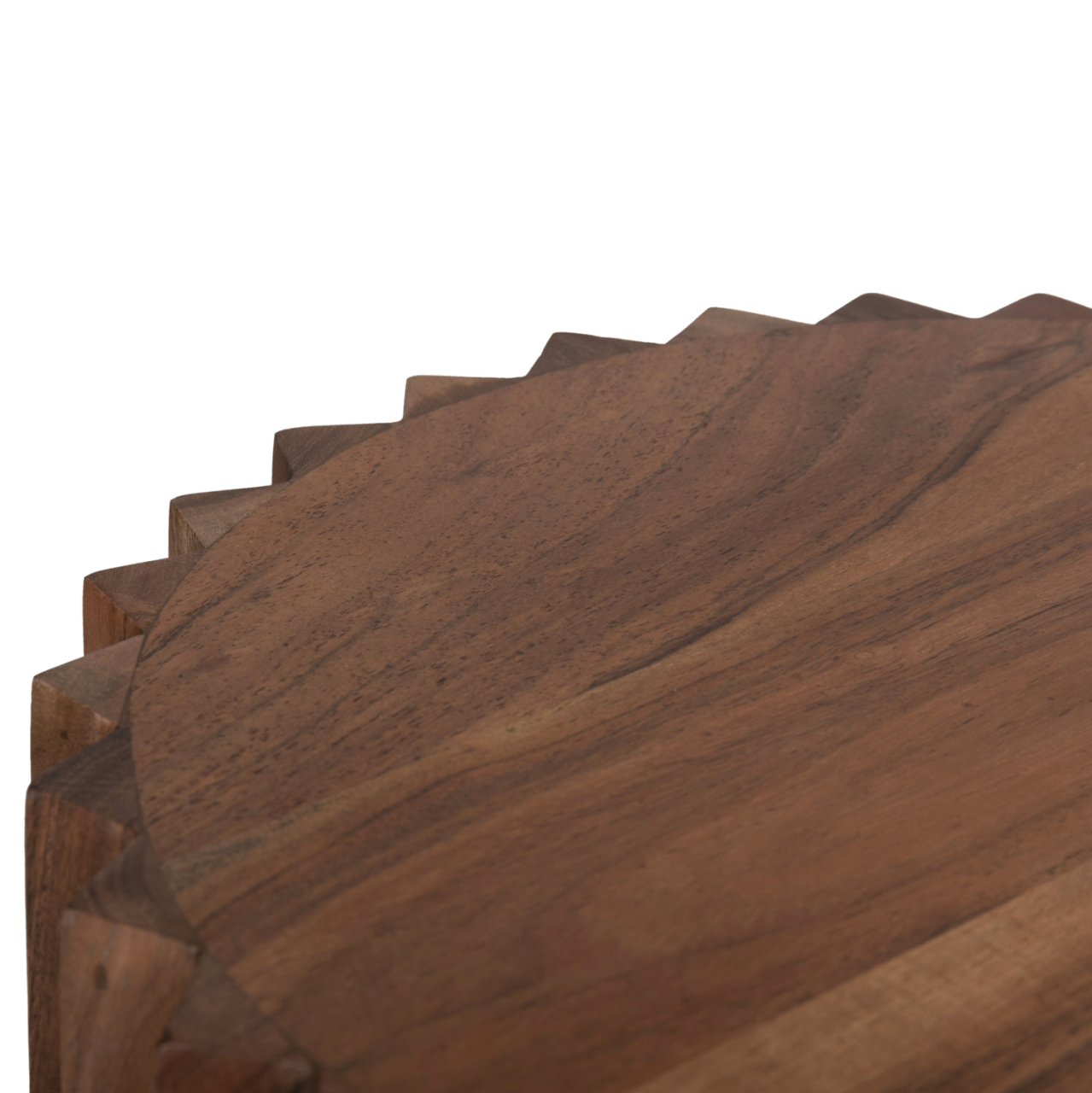 SIDE TABLE ROUND SEDGE HM9696 SOLID ACACIA-NATURAL COLOR Φ40x50Hcm. [6]