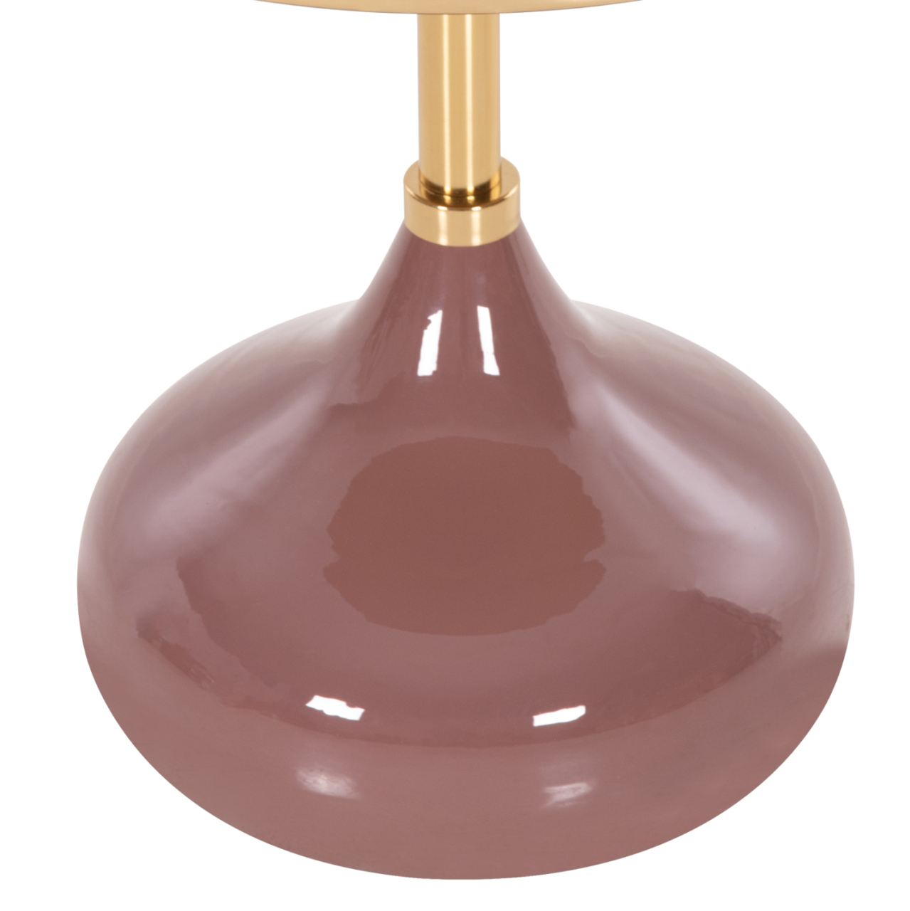 SIDE TABLE ROUND UTRI HM4241.06 METAL IN WARM PINK-BEIGE Φ46x46,5Hcm. [9]