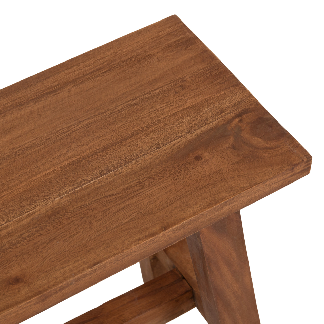 SIDE TABLE/STOOL RANCH HM7902 MAHOGANY WOOD IN NATURAL COLOR 49,5x24,5x45,5Hcm. [6]