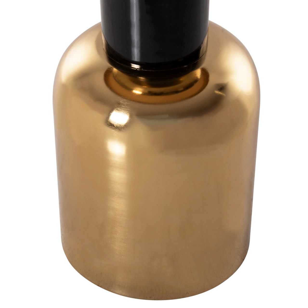 SIDE TABLE SURAT HM4236.04 METAL IN BLACK-GOLD Φ50,5x59,5Hcm. [6]