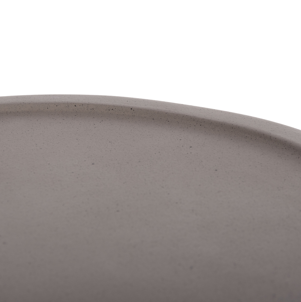 SIDE TABLE TRED(T) HM18169.03 FIBER CEMENT IN GREY-NATURAL RATTAN--Φ40x61Hcm. [7]