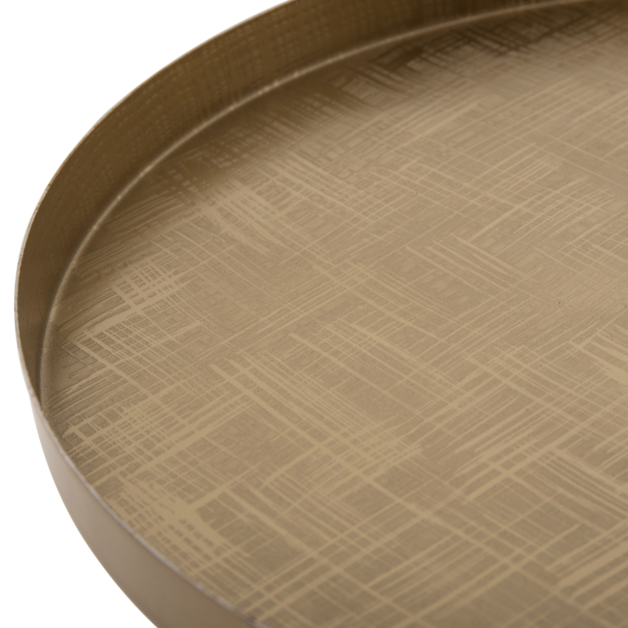 SIDE TABLE VALERY HM9732 LIGHT GREEN GLASS BASE-METAL TOP IN GOLD Φ39,5x52Hcm. [6]