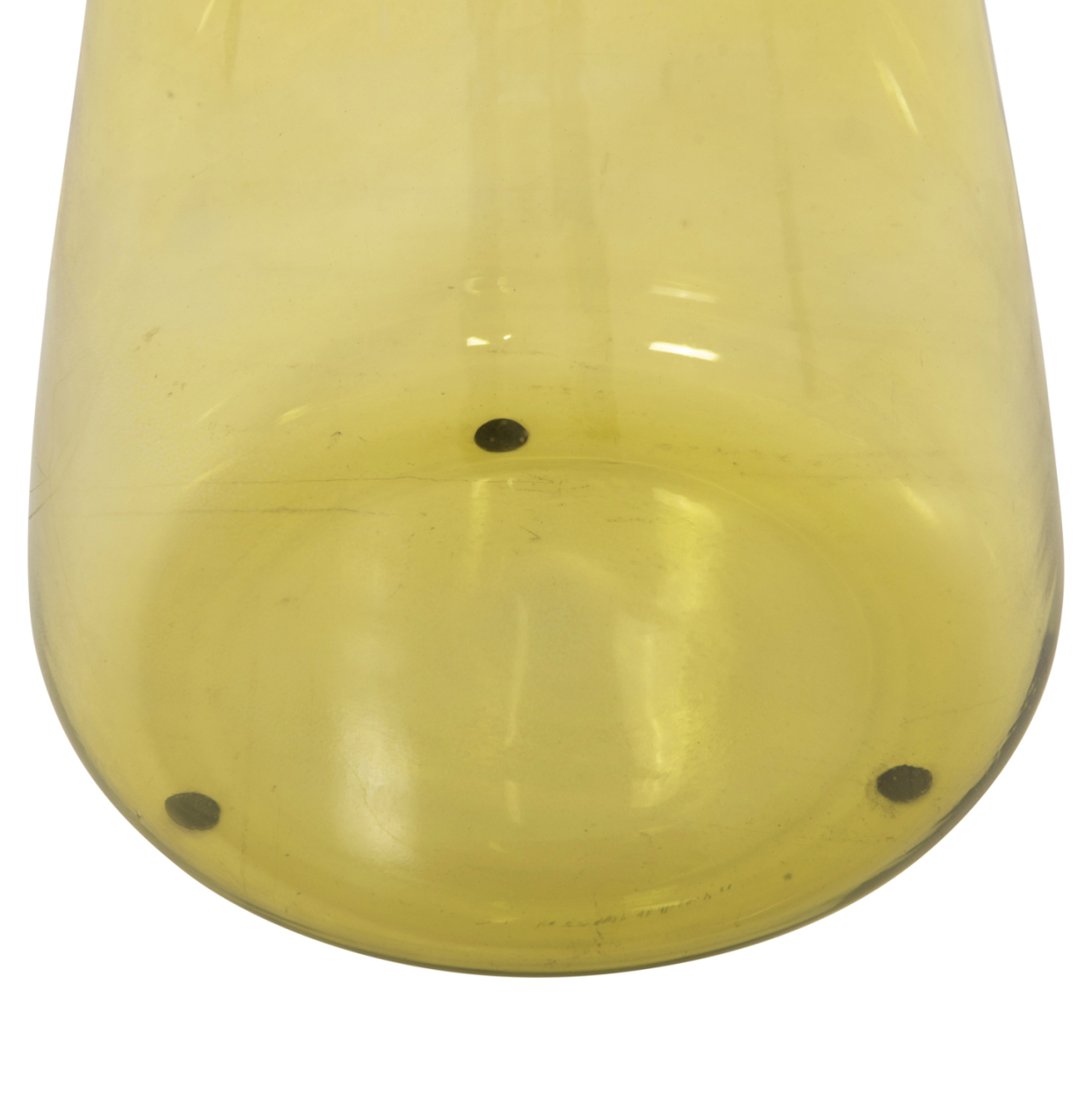 SIDE TABLE VALERY HM9732 LIGHT GREEN GLASS BASE-METAL TOP IN GOLD Φ39,5x52Hcm. [7]
