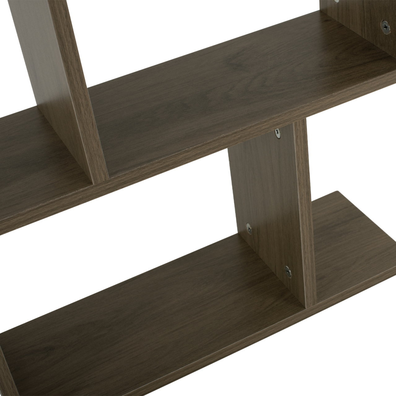 SIDE TABLE WITH STORAGE SPACES HM8881.12 MELAMINE IN OLIVE GREY COLOR 50x17x56Hcm. [5]