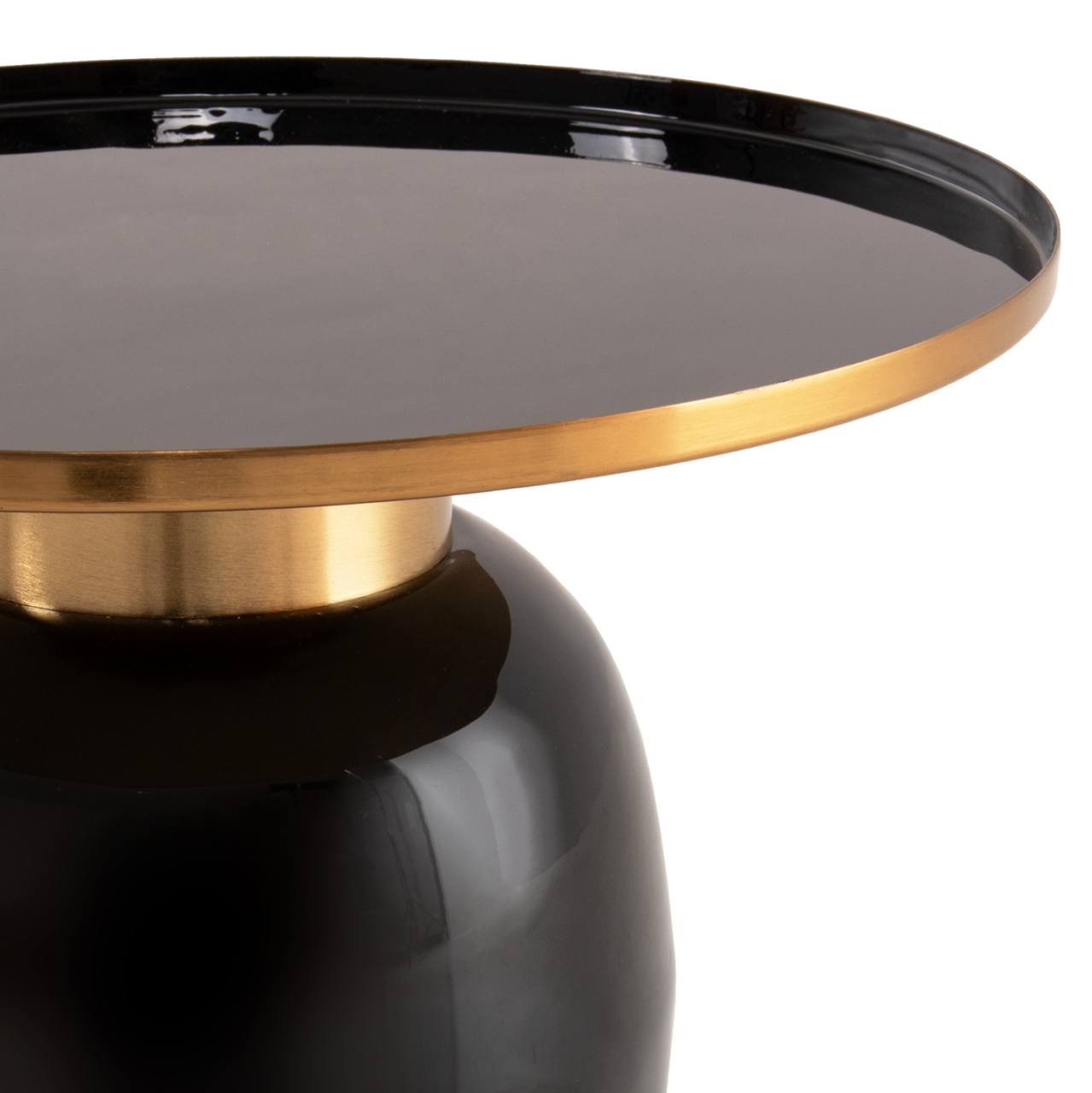 SIDE TABLES 2PCS FRYNX HM9662 METAL IN BLACK AND GOLD Φ60 and Φ50,5 cm. [7]