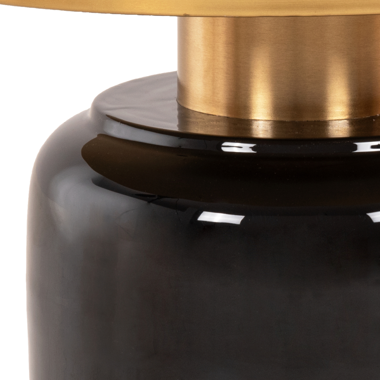 SIDE TABLES 2PCS FRYNX HM9662 METAL IN BLACK AND GOLD Φ60 and Φ50,5 cm. [6]