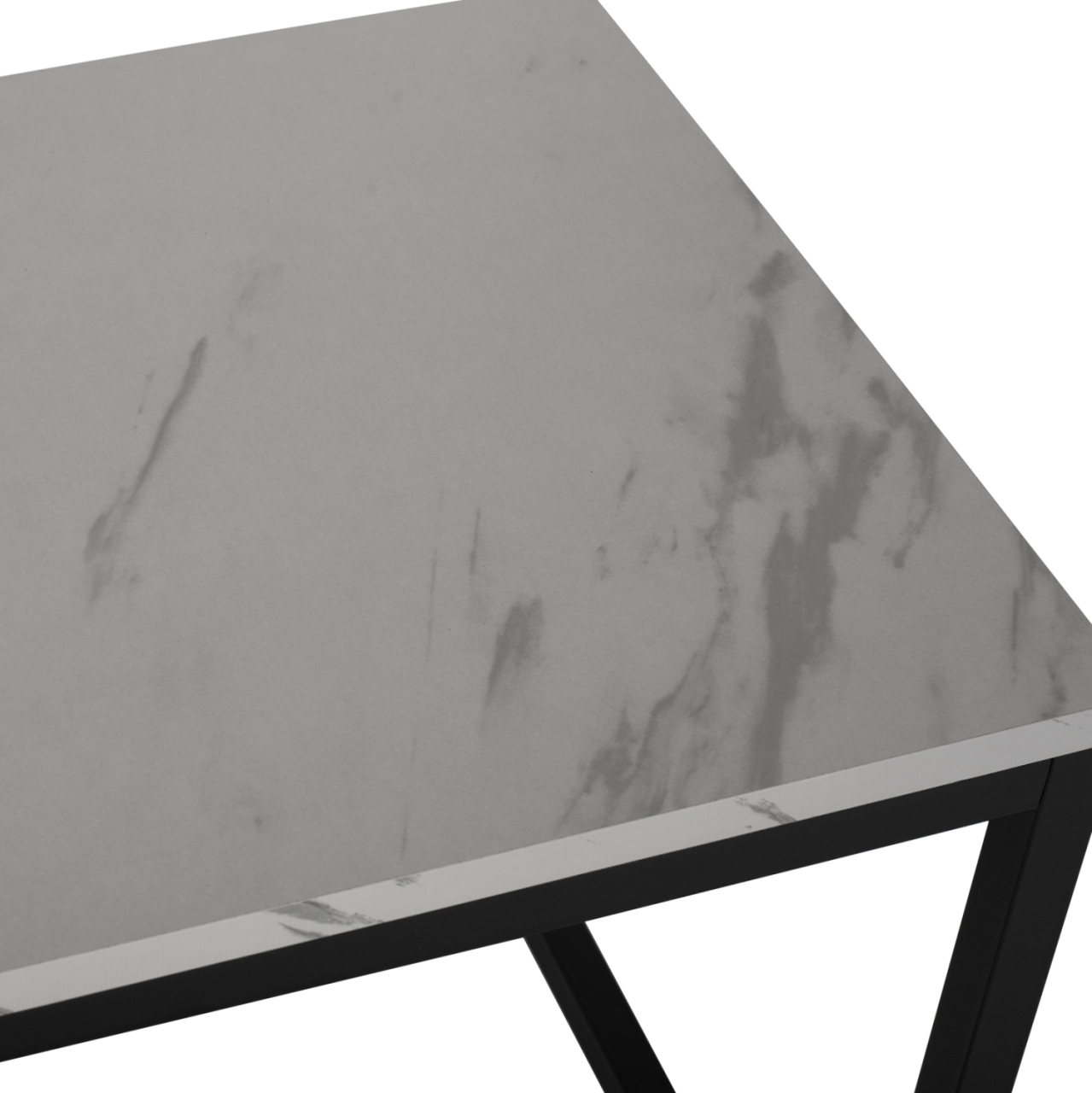 SIDE TABLES GRELAY SET 2PCS MDF and METAL 45Χ45Χ50Hcm.HM8762.12 [5]