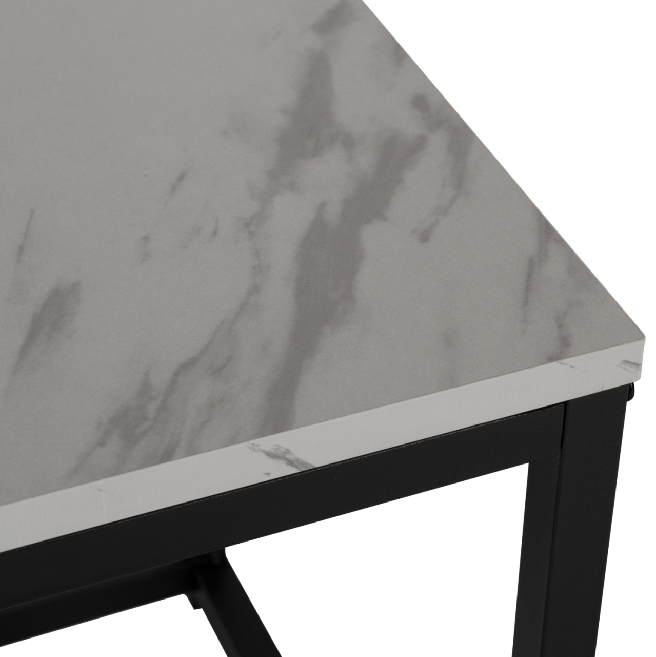 SIDE TABLES GRELAY SET 2PCS MDF and METAL 45Χ45Χ50Hcm.HM8762.12 [6]