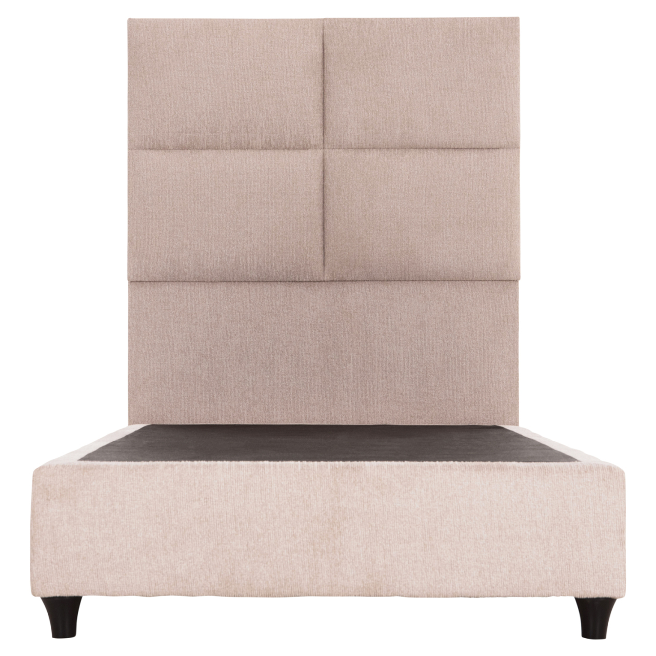 SINGLE BED MILO HM652.32 TEDDY FABRIC IN BEIGE- FOR MATTRESS 90x200cm [3]