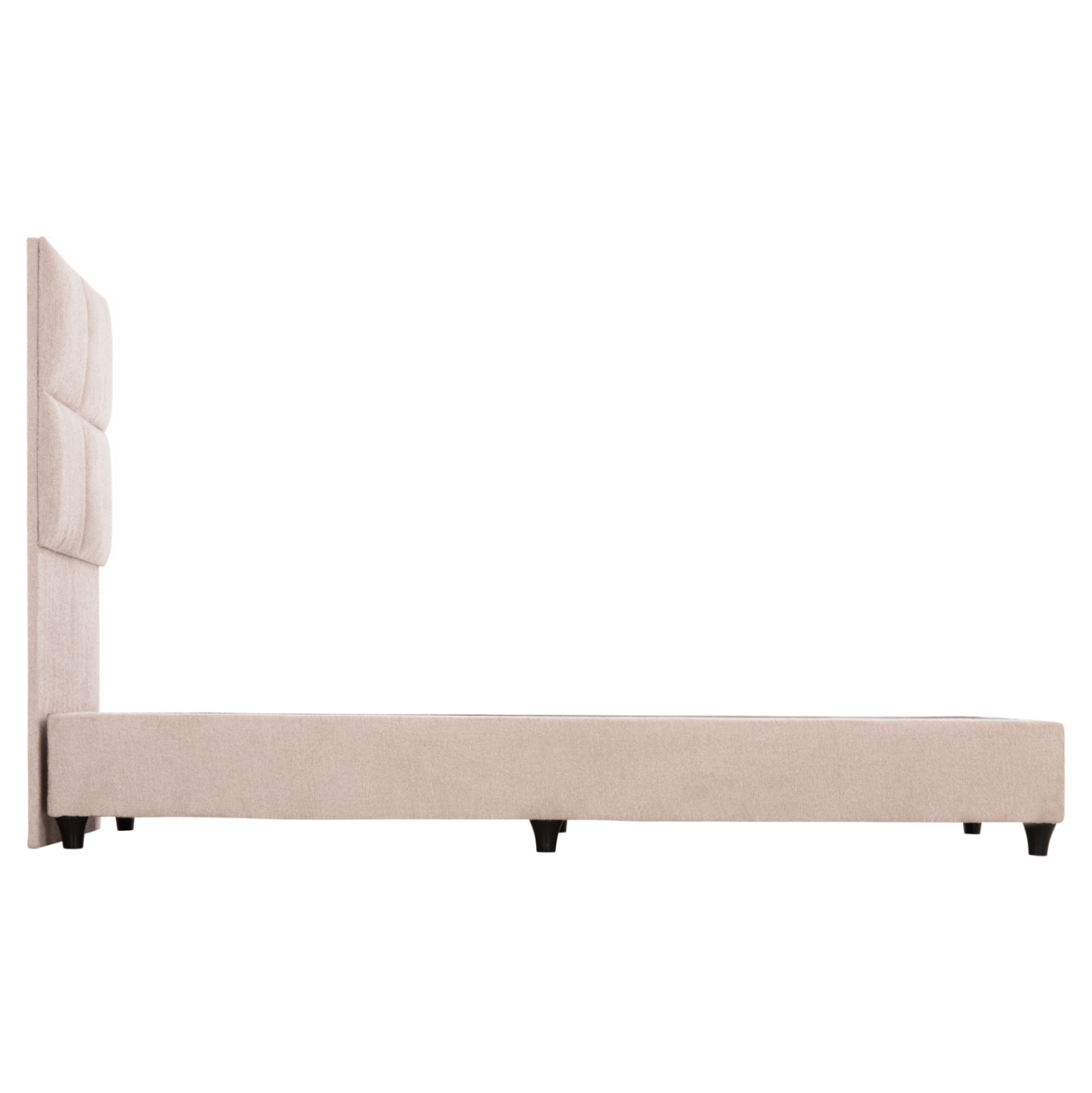SINGLE BED MILO HM652.32 TEDDY FABRIC IN BEIGE- FOR MATTRESS 90x200cm [5]