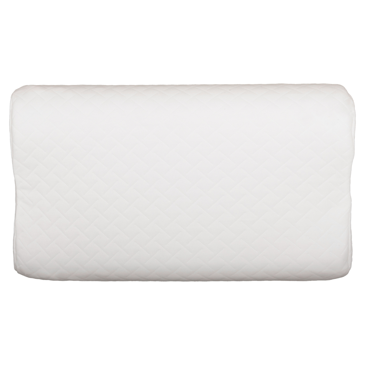 SLEEPING PILLOW BEZEL HM673 MEMORY FOAM-WHITE FABRIC 55x32Hcm. [4]