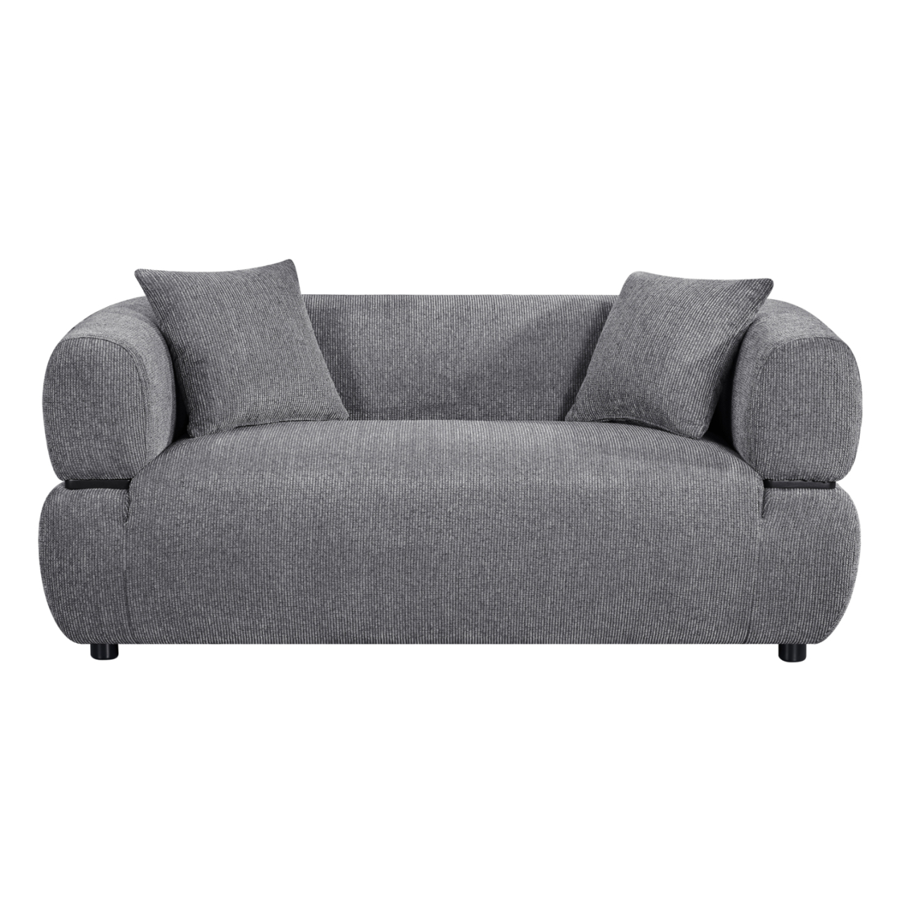 SOFA 2-SEATER ARCTIS HM3328.01 GREY FABRIC 169x88x88Hcm. [3]