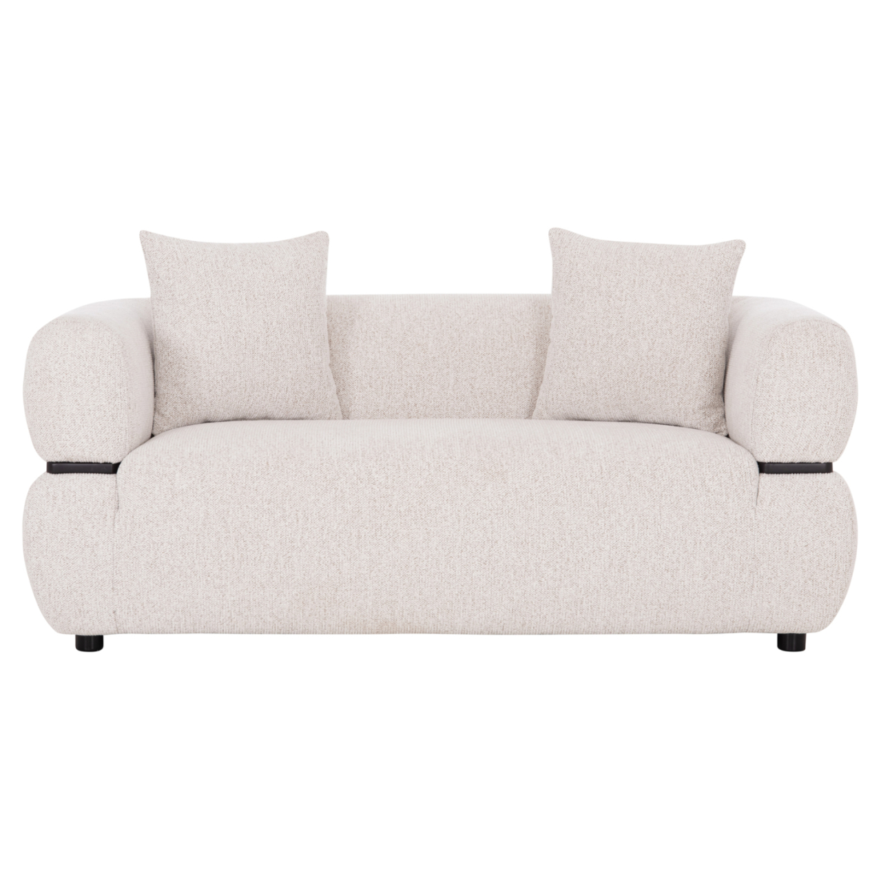 SOFA 2-SEATER ARCTIS HM3328.02 LIGHT BEIGE FABRIC 169x88x88Hcm. [3]
