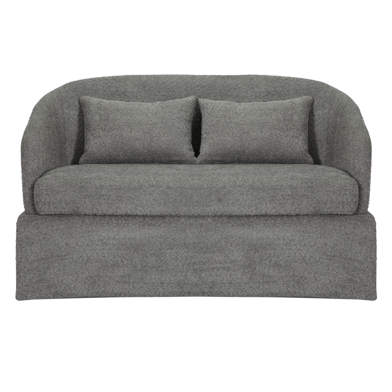 SOFA 2-SEATER BEVY2 HM9678.01 GREY BOUCLE FABRIC-METAL FRAME 128x72x74Hcm. [3]