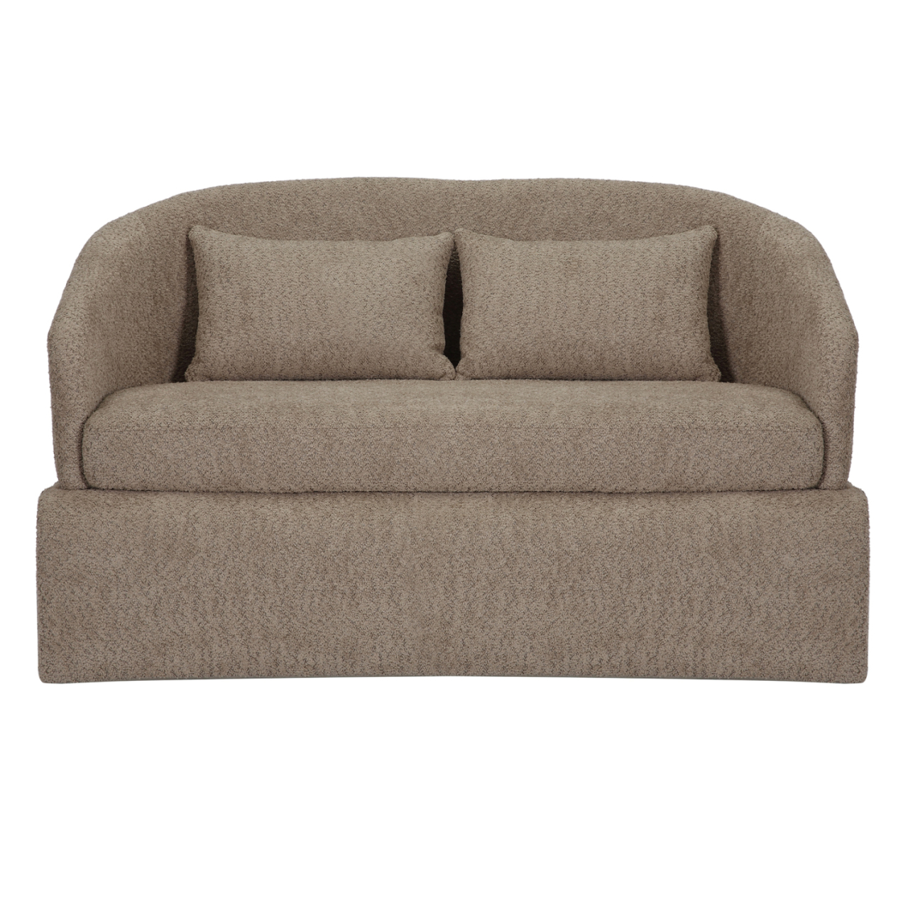 SOFA 2-SEATER BEVY2 HM9678.03 BEIGE BOUCLE FABRIC-METAL FRAME 128x72x74Hcm. [3]