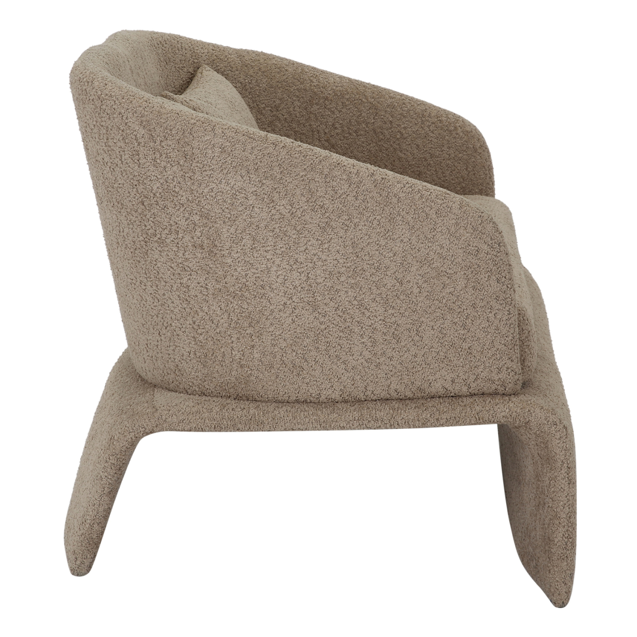 SOFA 2-SEATER BEVY2 HM9678.03 BEIGE BOUCLE FABRIC-METAL FRAME 128x72x74Hcm. [4]