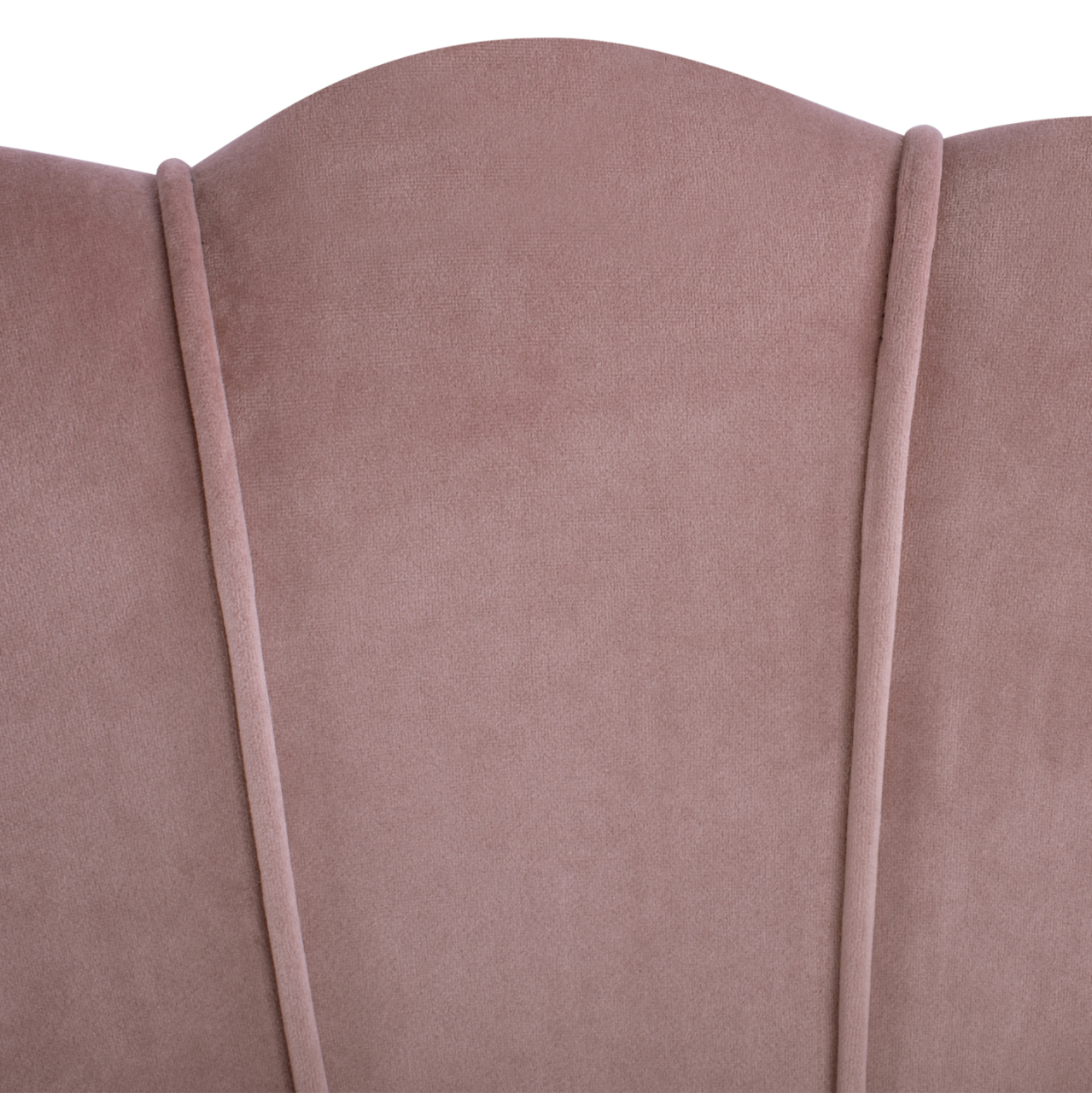 Sofa 2 seater Coquille HM8627.02 from velvet rotten apple and gold legs 130x81x86cm [9]