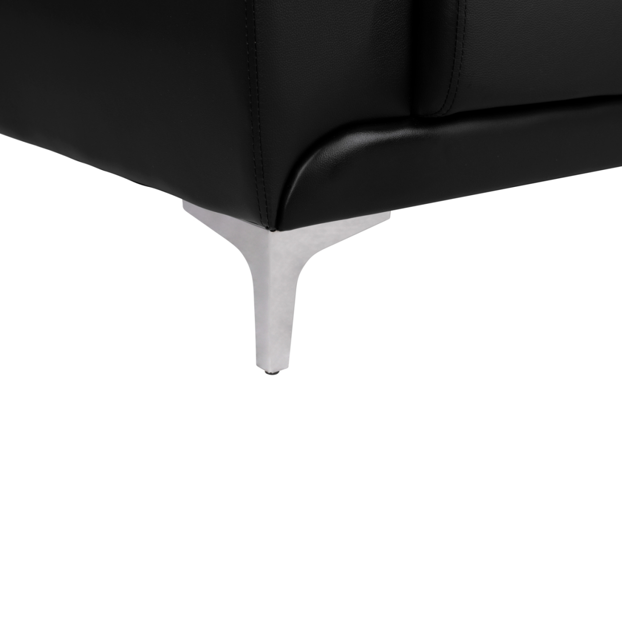 Sofa 2 seater Kenzie HM3121.21 with Black PU 142x81x81 cm [7]