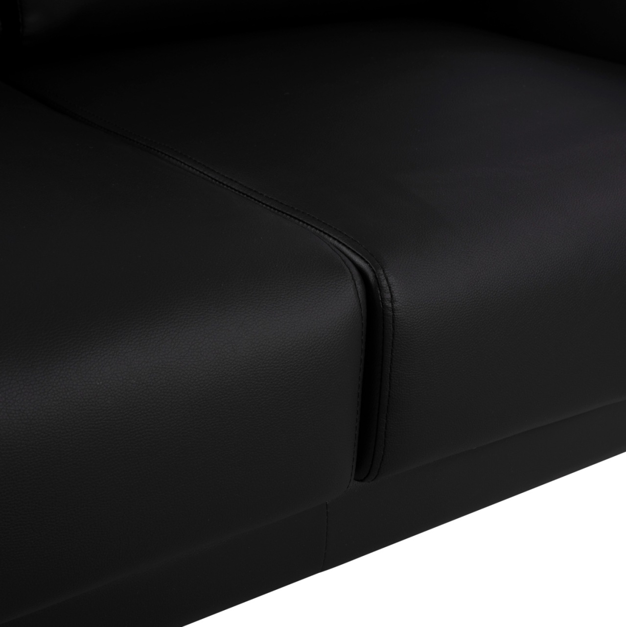 Sofa 2 seater Kenzie HM3121.21 with Black PU 142x81x81 cm [6]