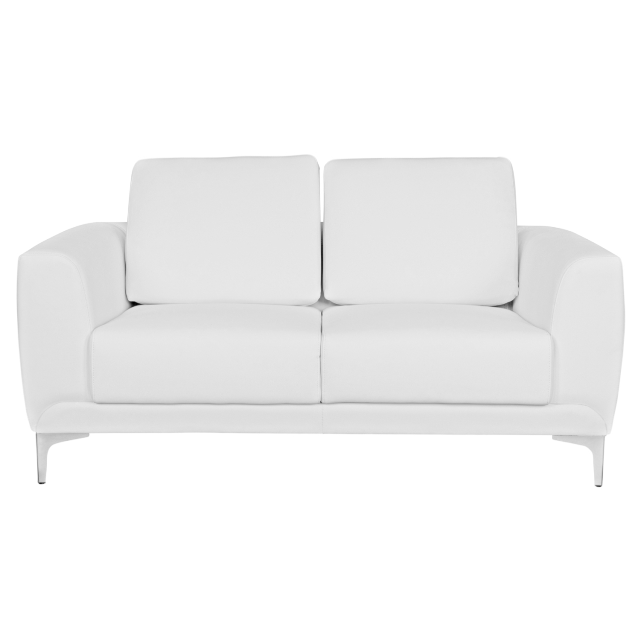 Sofa 2 seater Kenzie HM3121.22 with White PU 142x81x81 cm [3]