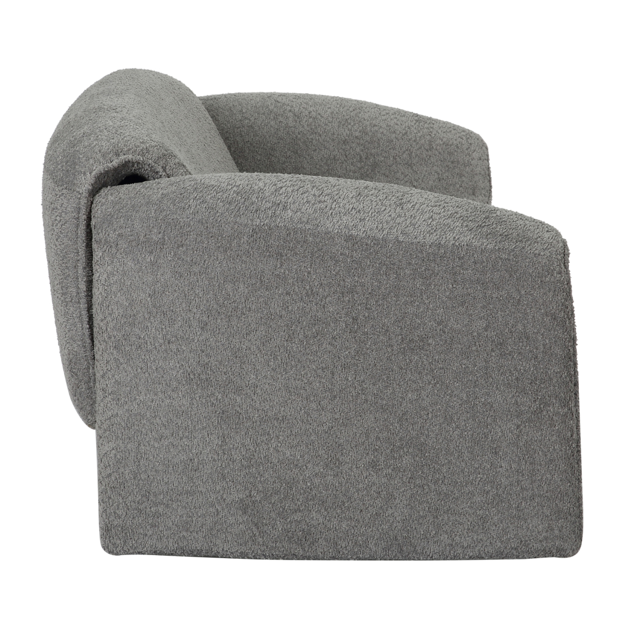 SOFA 2-SEATER LAFORGE HM9680.01 METAL FRAME-GREY BOUCLE FABRIC 160x80x63Hcm. [4]