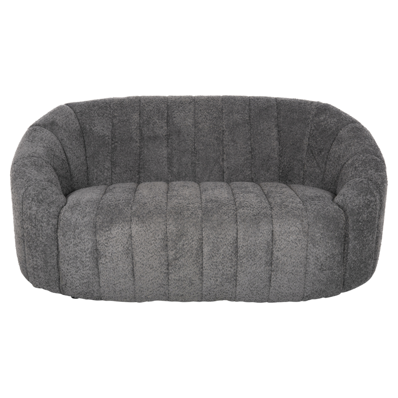 SOFA 2-SEATER MOBY HM9595.01 GREY BOUCLE FABRIC 145x82x67Hcm. [3]