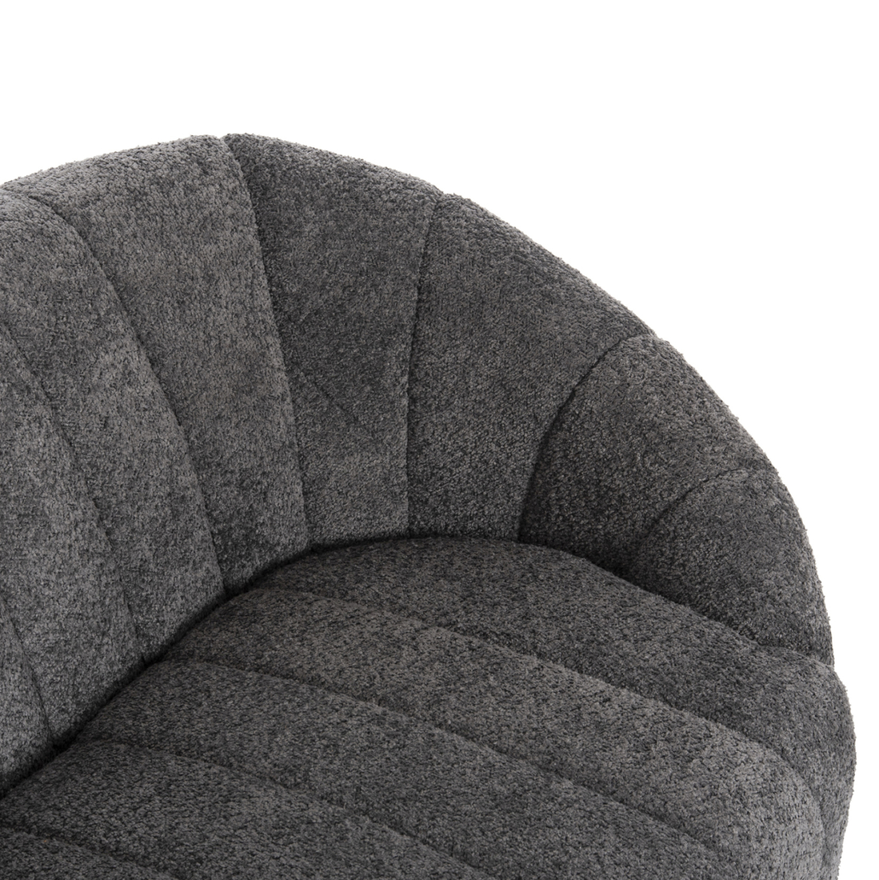 SOFA 2-SEATER MOBY HM9595.01 GREY BOUCLE FABRIC 145x82x67Hcm. [7]