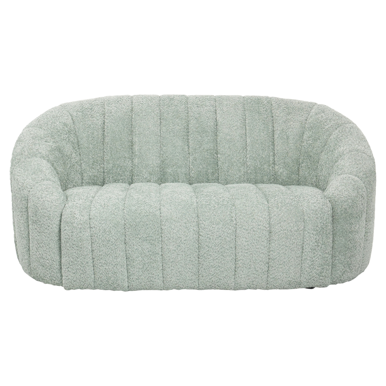 SOFA 2-SEATER MOBY HM9595.05 PISTACHIO GREEN BOUCLE FABRIC 148x83x66Hcm. [2]