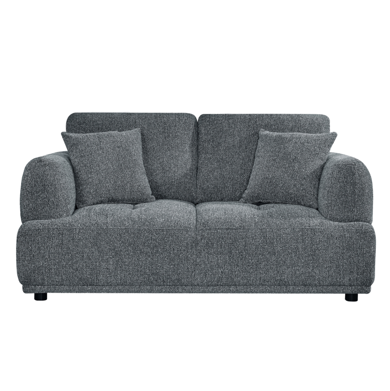 SOFA 2-SEATER STRUCTO HM3330.01 GREY FABRIC 168x94x88Hcm. [3]