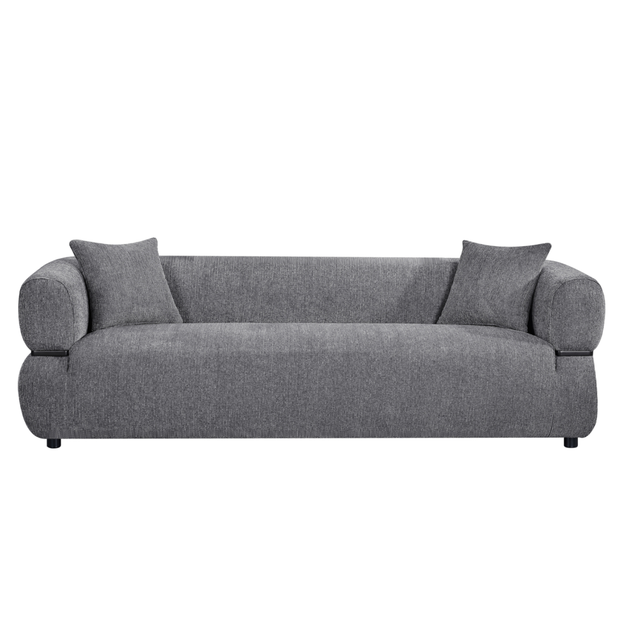SOFA 3-SEATER ARCTIS HM3327.01 GREY FABRIC 229x88x88Hcm. [3]