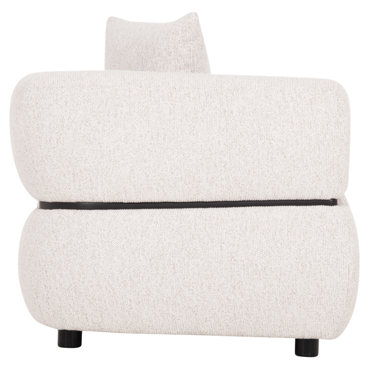 SOFA 3-SEATER ARCTIS HM3327.02 LIGHT BEIGE FABRIC 229x88x88Hcm. [4]