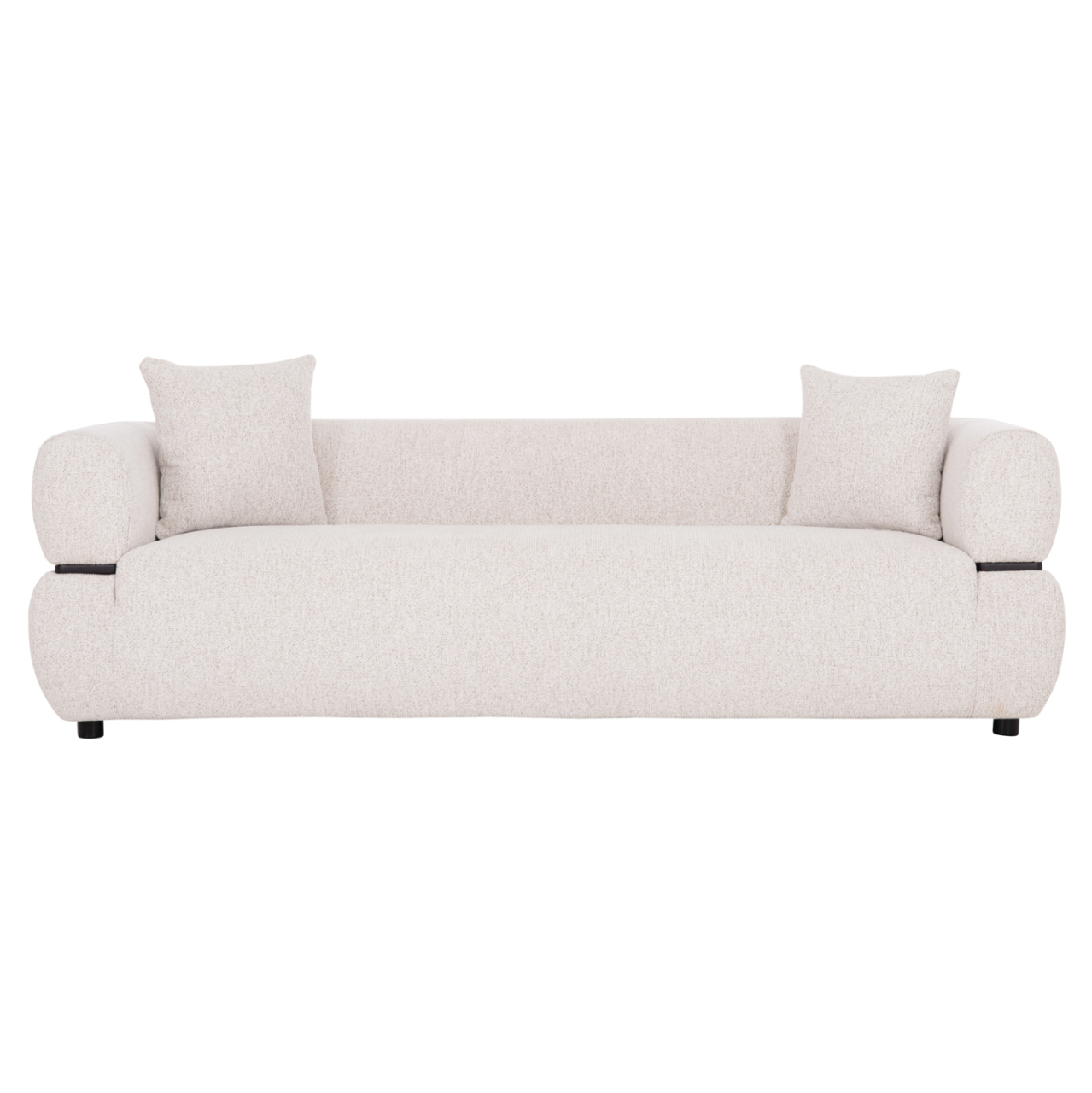 SOFA 3-SEATER ARCTIS HM3327.02 LIGHT BEIGE FABRIC 229x88x88Hcm. [3]