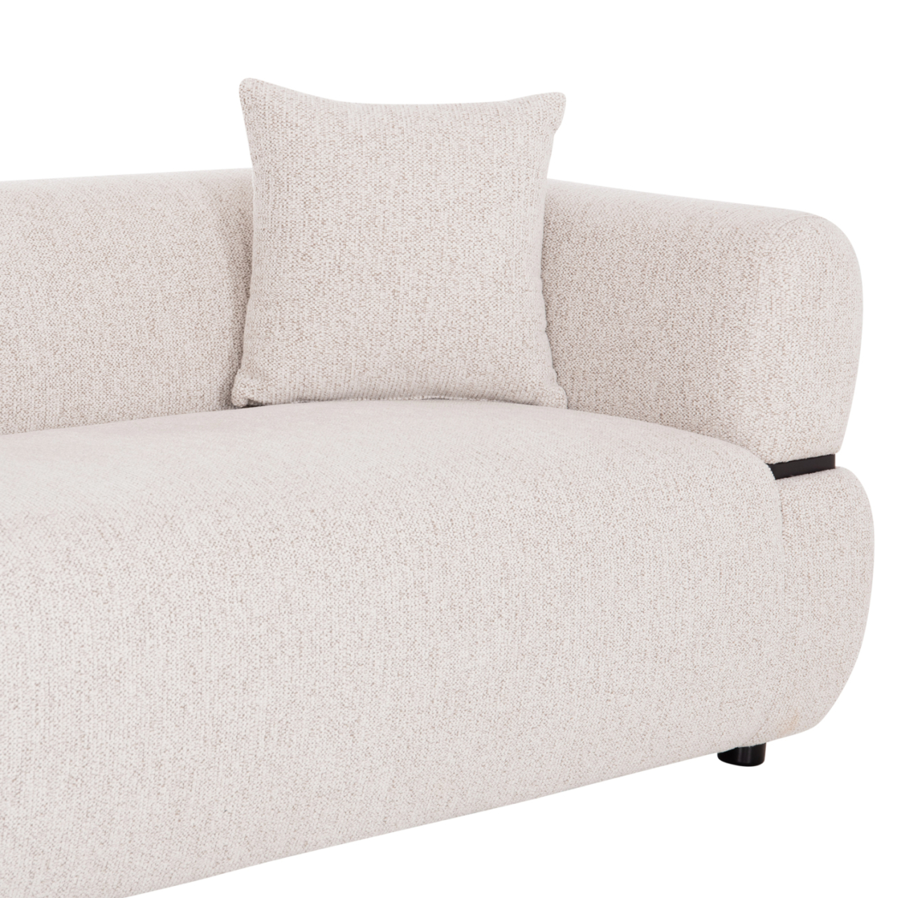 SOFA 3-SEATER ARCTIS HM3327.02 LIGHT BEIGE FABRIC 229x88x88Hcm. [8]