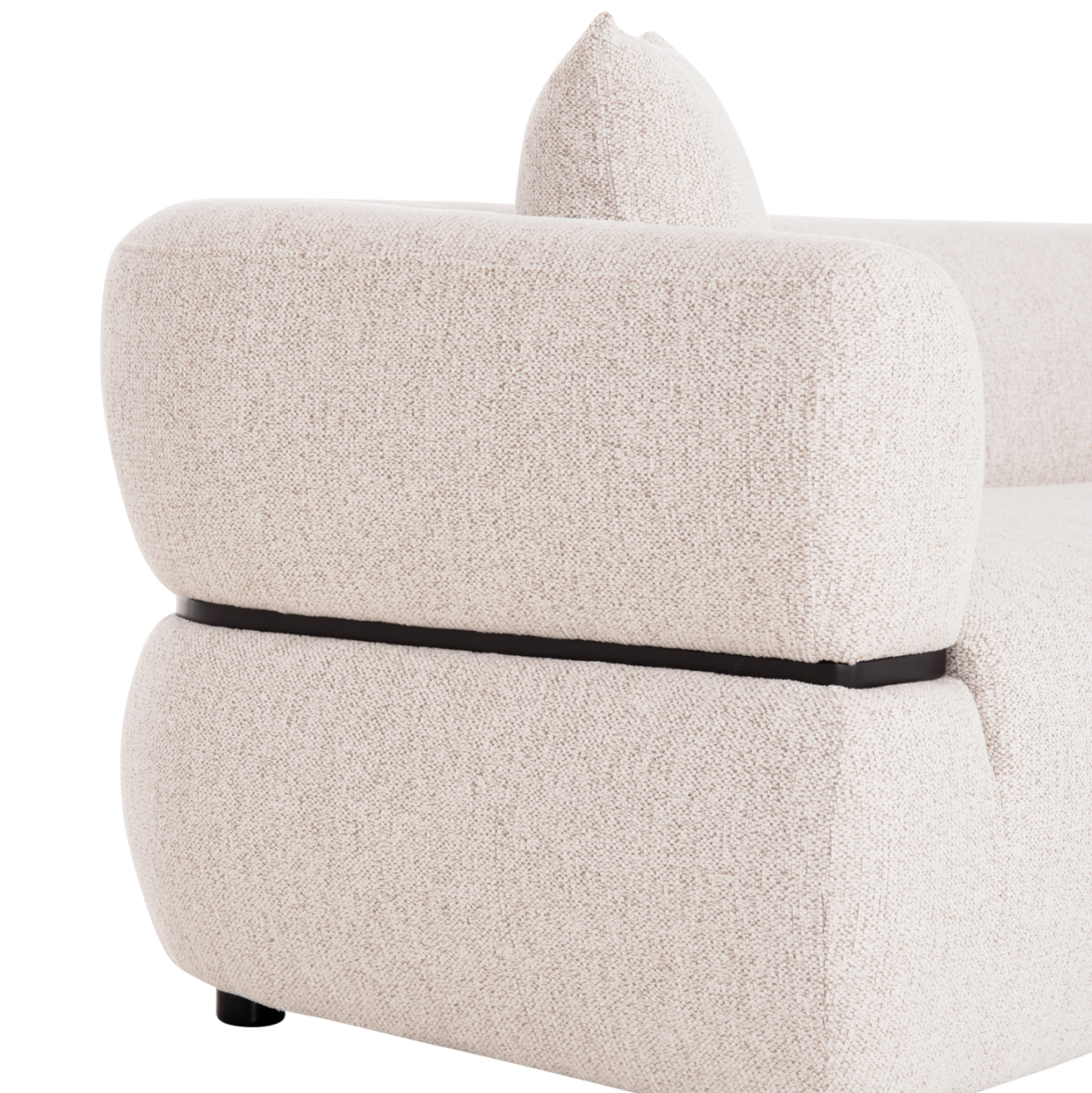 SOFA 3-SEATER ARCTIS HM3327.02 LIGHT BEIGE FABRIC 229x88x88Hcm. [9]