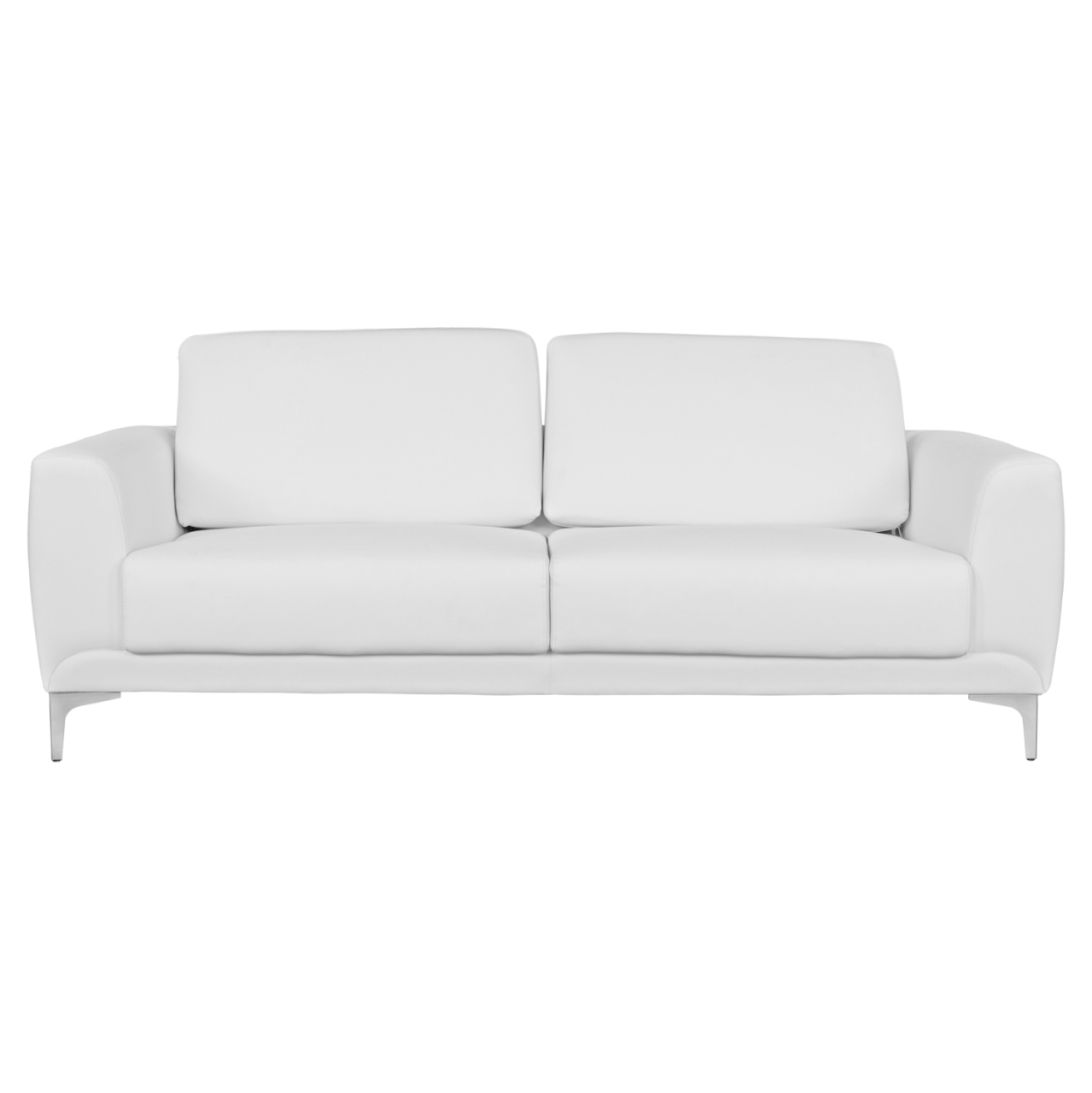 Sofa 3 seater Kenzie HM3121.32 with White PU 190x81x81 cm [3]
