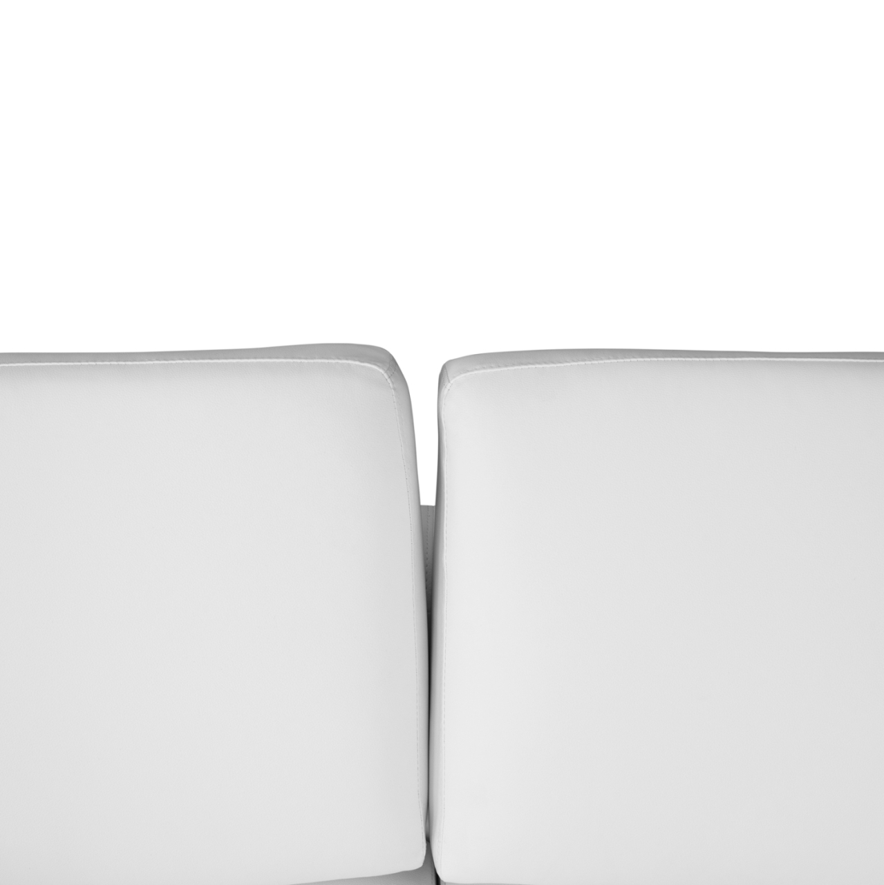 Sofa 3 seater Kenzie HM3121.32 with White PU 190x81x81 cm [6]