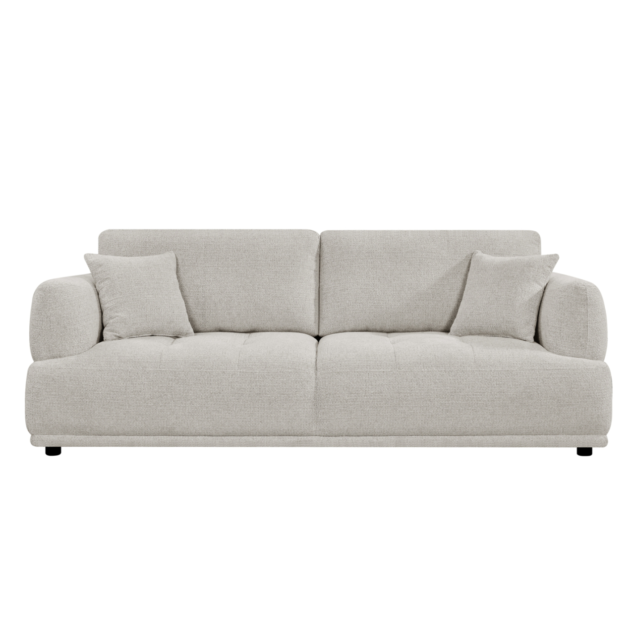 SOFA 3-SEATER STRUCTO HM3329.02 LIGHT BEIGE FABRIC 227x94x88Hcm. [3]