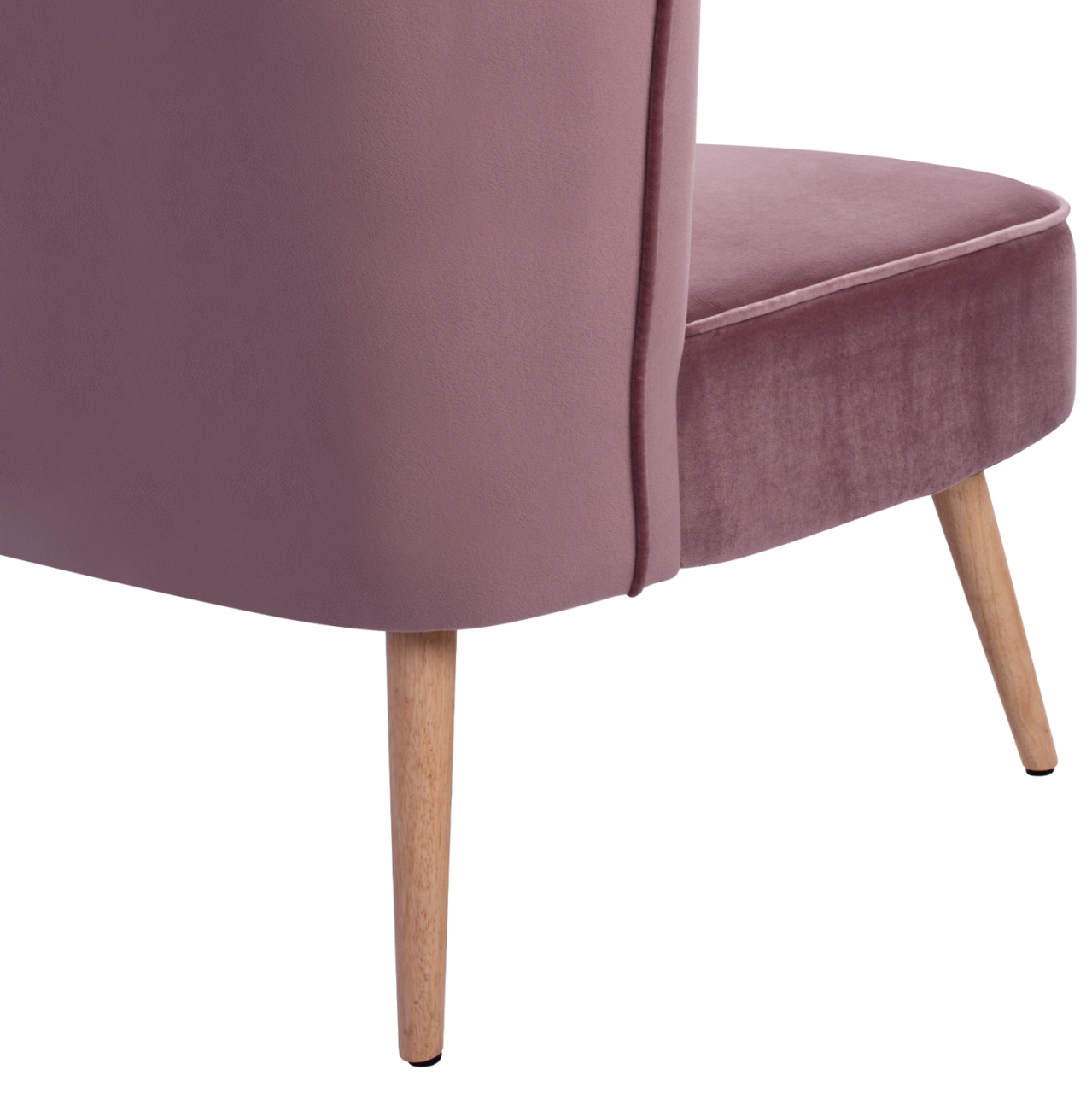 SOFA ANDY IN DUSTY PINK VELVET HM8401.02 128x70x77Y cm. [10]