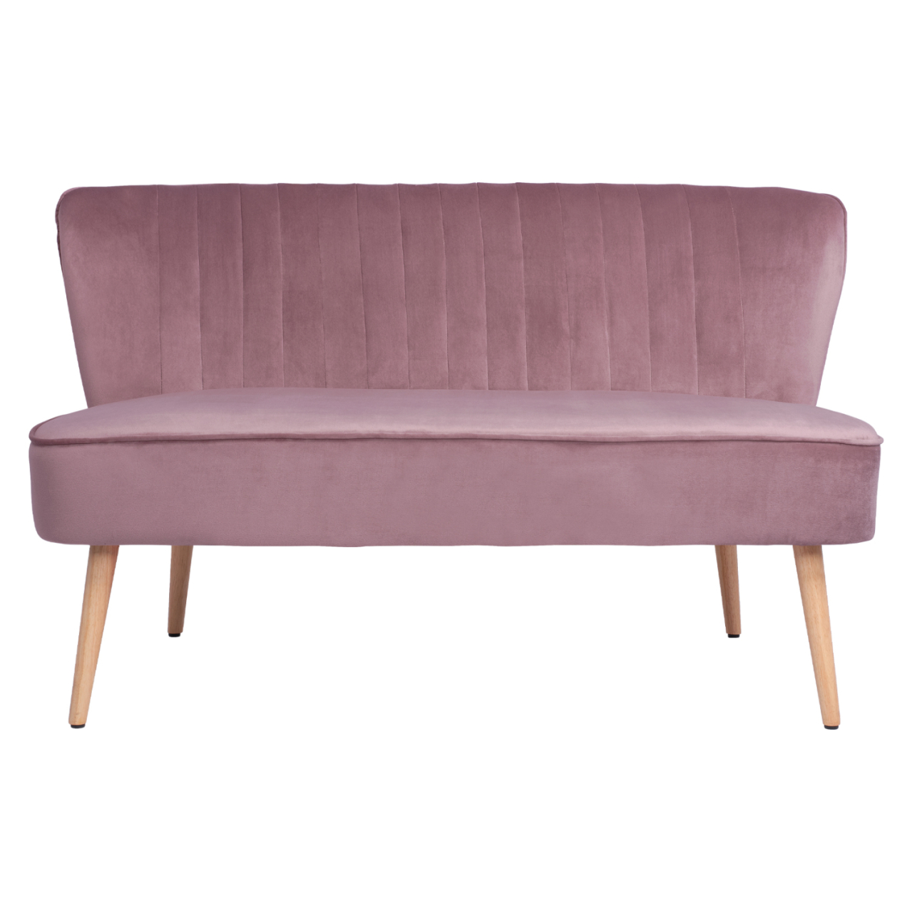 SOFA ANDY IN DUSTY PINK VELVET HM8401.02 128x70x77Y cm. [3]