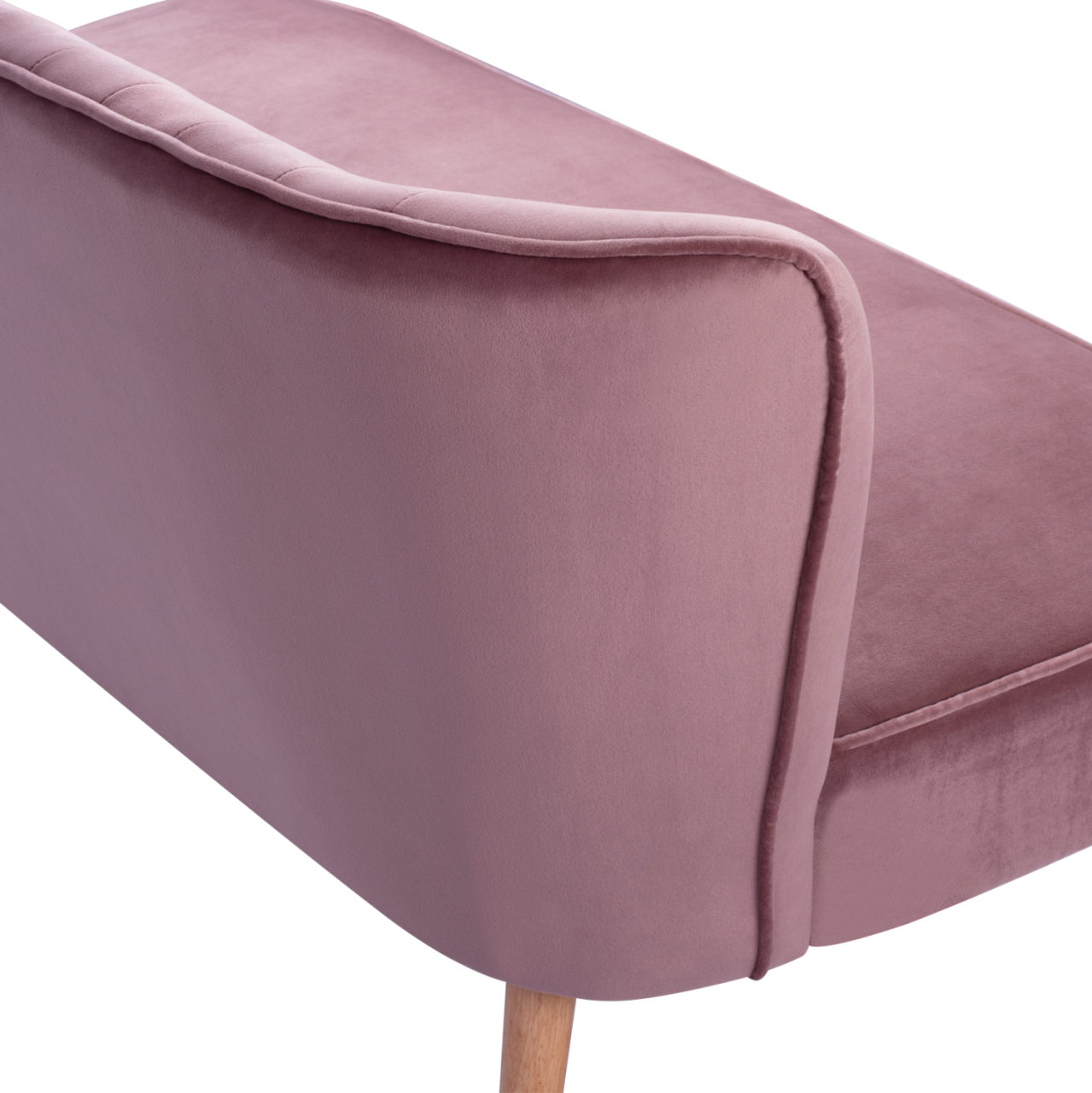 SOFA ANDY IN DUSTY PINK VELVET HM8401.02 128x70x77Y cm. [9]